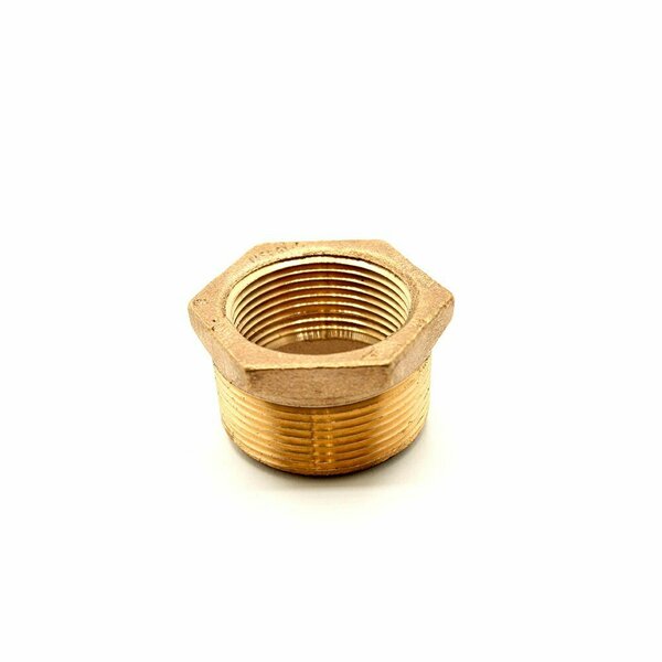 Thrifco Plumbing 1/2 X 3/8 Brass Bushing 9318058